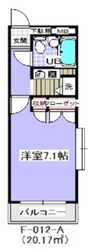 ダイニチ館F12の物件間取画像